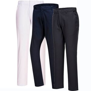 Portwest S232 Stretch Slim Chino Bukser 34 Sort Kort