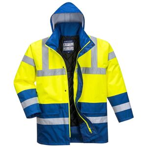 Portwest S466 Hi-Vis 2 Farvet Trafikjakke 3xl Gul/kongelig