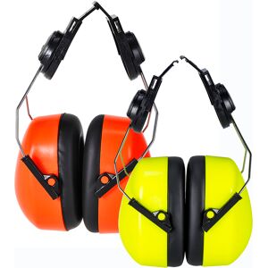 Portwest Ps47 Endurance Hi-Vis Clip-On Hjelmhøreværn-Orange-One Size