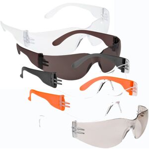 Portwest Pw32 Wrap Around Sikkerhedsbrille-Sort-One Size