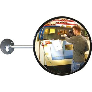 Butiksspejl / sikkerhedsspejl, indendørs brug med magnetbeslag, Ø 500m