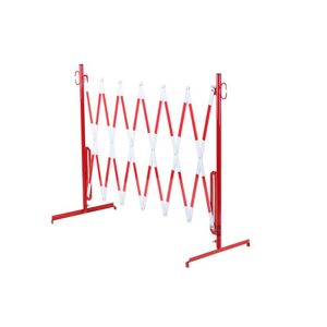 Flexibel afspærring Yan, uden hjul, L 335-3600 mm, rød/hvid