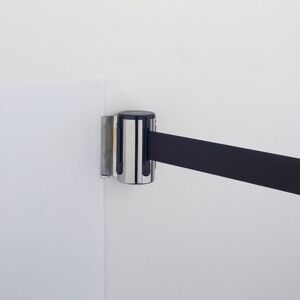 Afspærringsbånd vægmodel Tensabarrier Industri, 2,3 m, bånd blå, sort