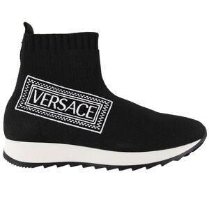 Versace Støvler - Sort M. Logo - Versace - 34 - Støvler