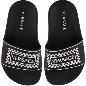 Versace Badesandaler - Sort M. Logo - Versace - 33/34 - Badesandal