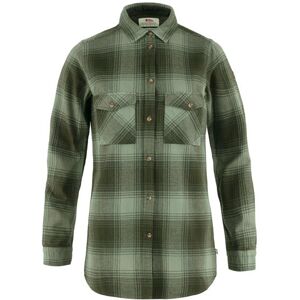 Fjällräven Övik Twill Shirt L/S Womens, Deep Forest / Patina M