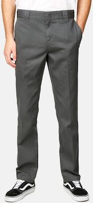 Dickies Chinos - 872 Slim Fit Work Pant Sort Female M