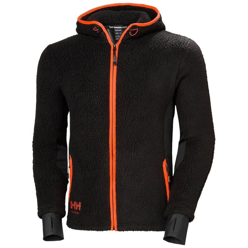 Helly Hansen Workwear Chelsea Evolution Hooded Pile Jacket Men´s Sort Sort S