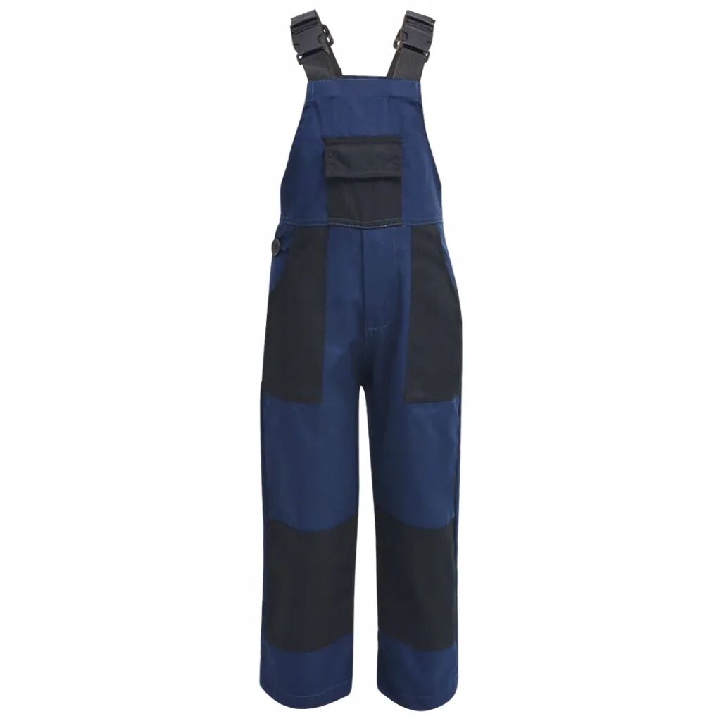 vidaXL Bib overalls til børn størrelse 134/140 blå