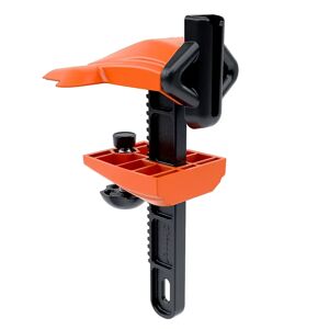 Skipper Soporte de fijación, para barrera de cinta, naranja / negro