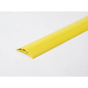 kaiserkraft Canaleta para cables de plástico, Toploader, amarilla, longitud 3 m