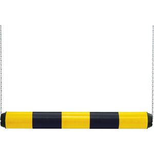 kaiserkraft Limitador de altura de plástico, longitud 950 mm, reflectante amarillo y negro