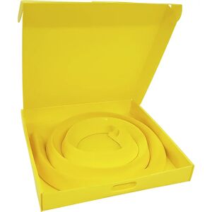 kaiserkraft Dique barrera flexible, reutilizable, con caja de transporte y almacenamiento, L x A x H 5000 x 70 x 50 mm