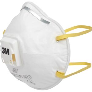 3M Mascarilla de protección respiratoria 8812 FFP1 NR D con válvula de exhalación, UE 10 unid., blancas, a partir de 10 UE