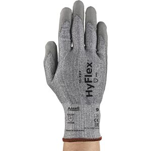 Ansell Guante de trabajo HyFlex® 11-727, gris, UE 12 pares, talla 10