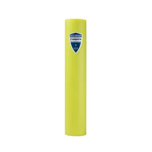 Ampere Protección antichoque para estanterías, de plástico amarillo, anchura del poste de estantería 70 - 87 mm