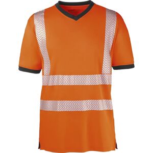 kaiserkraft Camiseta protectora de advertencia, naranja brillante / gris, talla S, a partir de 10 unid.