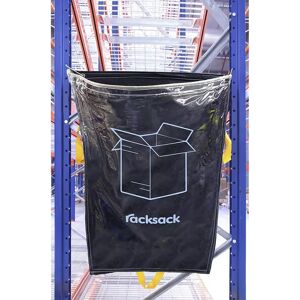 kaiserkraft Racksack®, capacidad 160 l, símbolo: cartón, azul/transparente