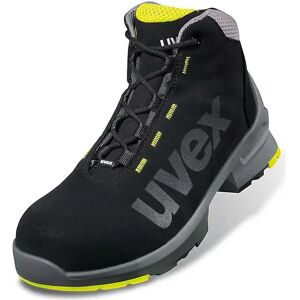 Uvex Bota de protección ESD S2 SRC, con puntera sin metales, 1 par, ancho 12, talla 35