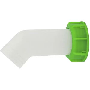 kaiserkraft Tubo de descarga para IBC, plástico, L 150 mm, blanco, verde