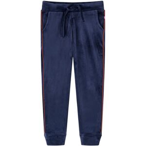 vidaXL Pantalones de chándal infantiles azul marino 92