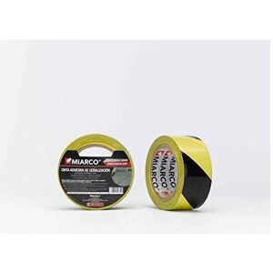 Miarco Cinta Señalizacion Adhesiva  650 Amarillo/negro 50mmx33mt