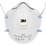 3M Mascarilla de protección respiratoria 8822 FFP2 NR D con válvula de exhalación, UE 10 unid., blancas