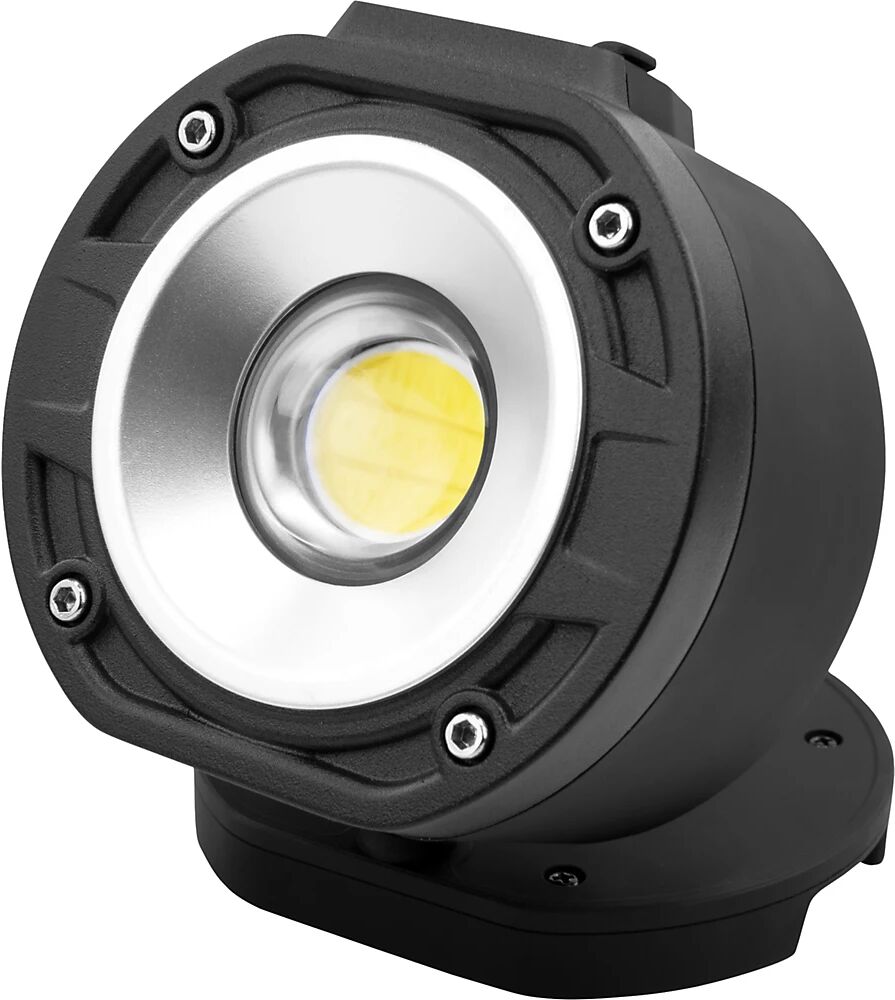 Ansmann Lámpara de trabajo LED con batería FL1100R, 1100 lm, negro, L x A x H 90 x 87 x 60 mm