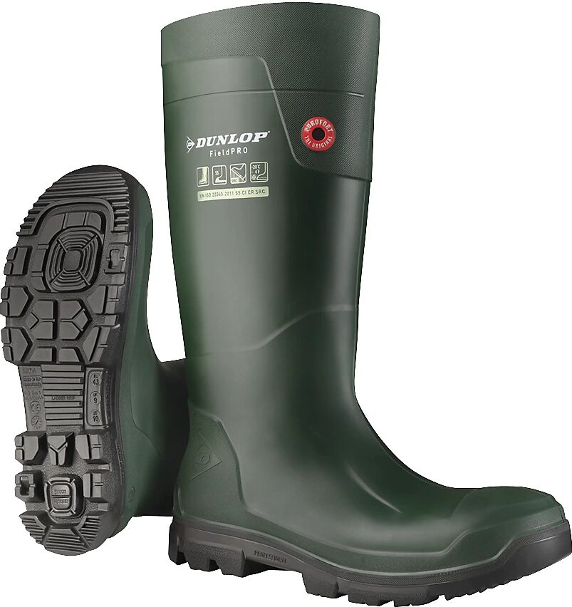 kaiserkraft Bota de trabajo Purofort FieldPro, verde, 1 par, talla 40