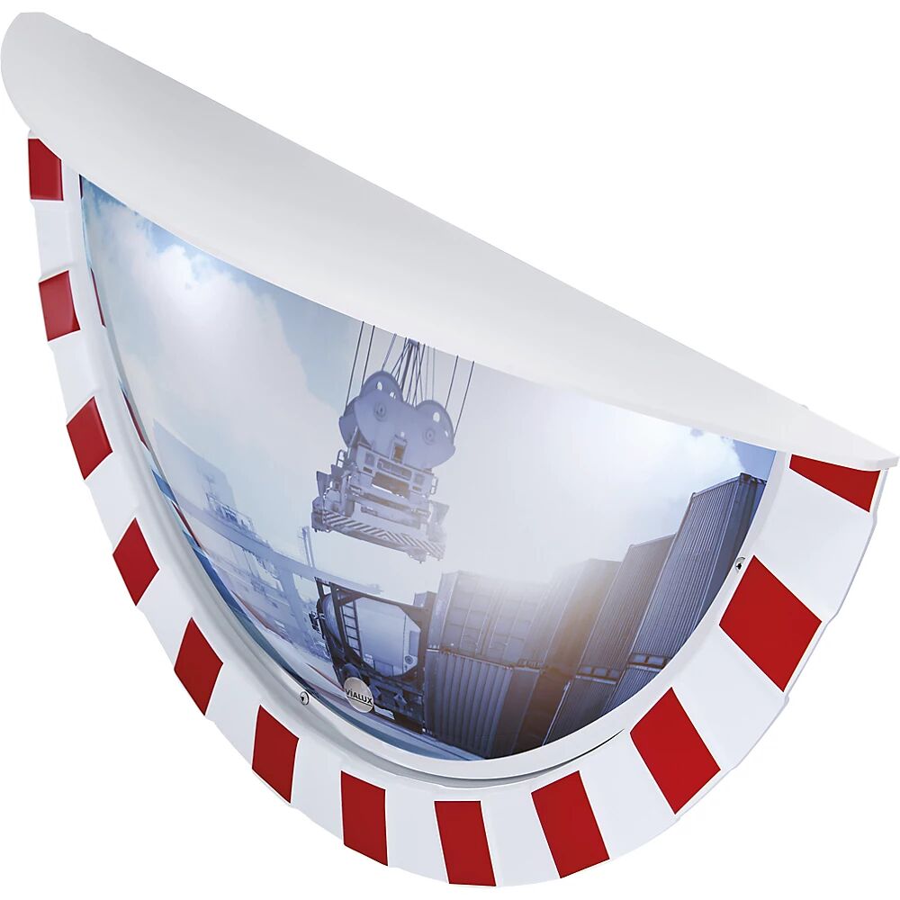 Vialux Espejo de tráfico con protección UV, ángulo de visión de hasta 180°, H x A 450 x 900 mm
