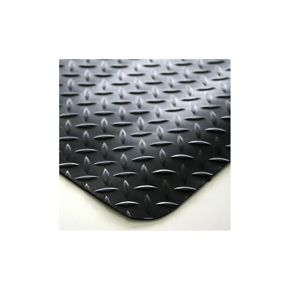 COBA Estera antifatiga DECKPLATE, dimensiones fijas, negro, 3000 x 900 mm