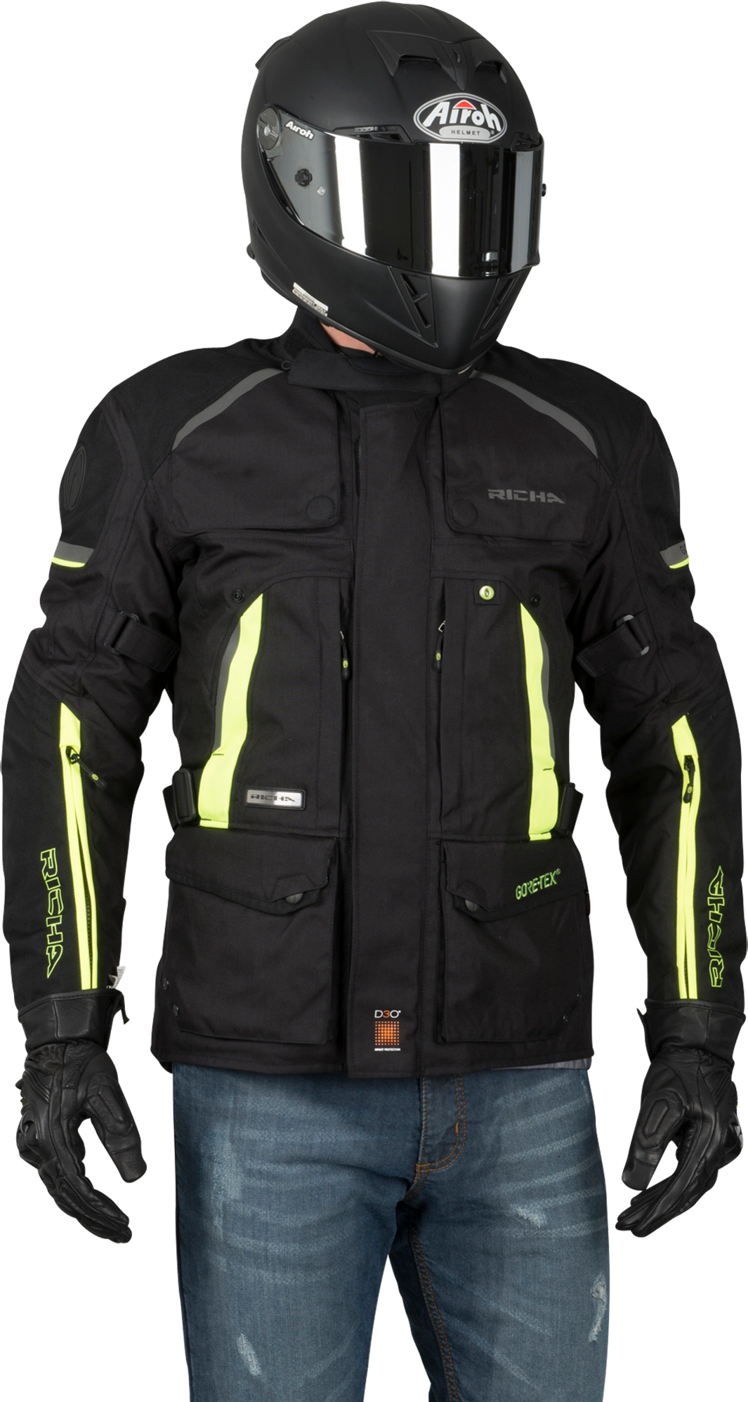 Richa Chaqueta de Moto  Atacama Gore-Tex® Amarillo Fluo