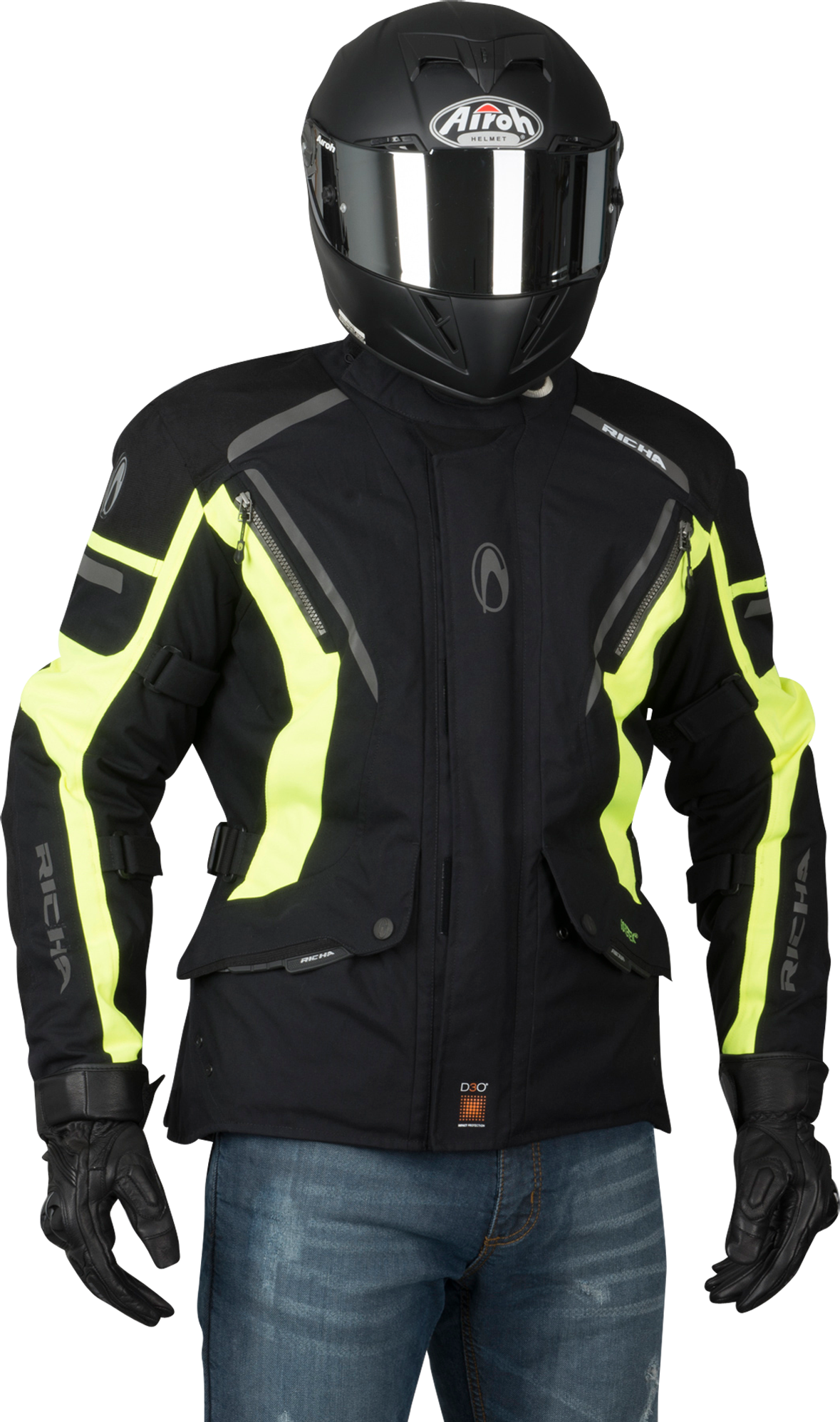 Richa Chaqueta de Moto  Cyclone Gore-Tex® Amarillo Fluo