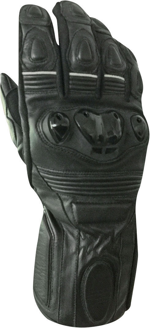 Bores Rider Guantes de cuero - Negro (M L)