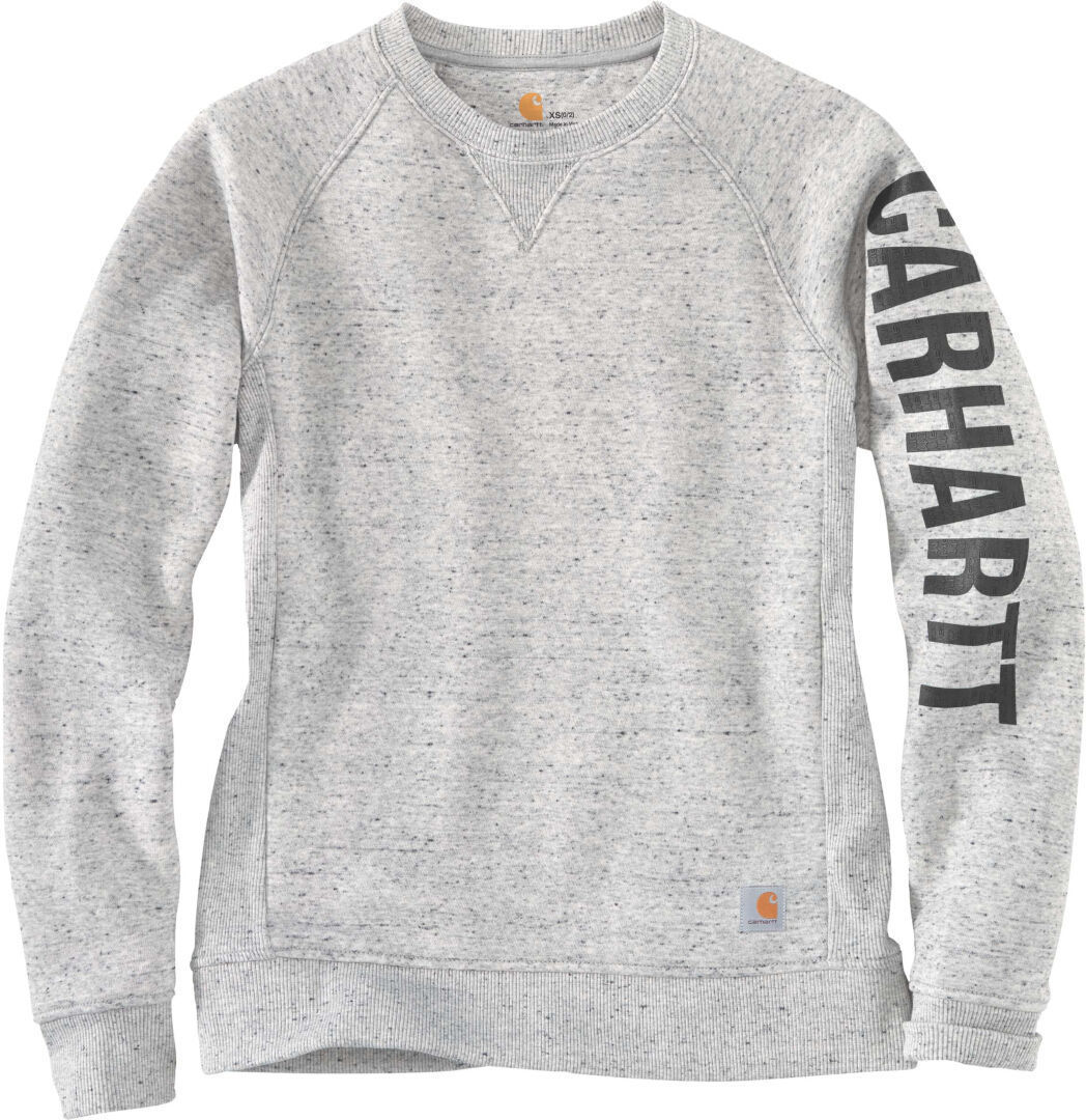 Carhartt Clarksburg Crewneck Sudadera de señora - Gris Blanco (M)