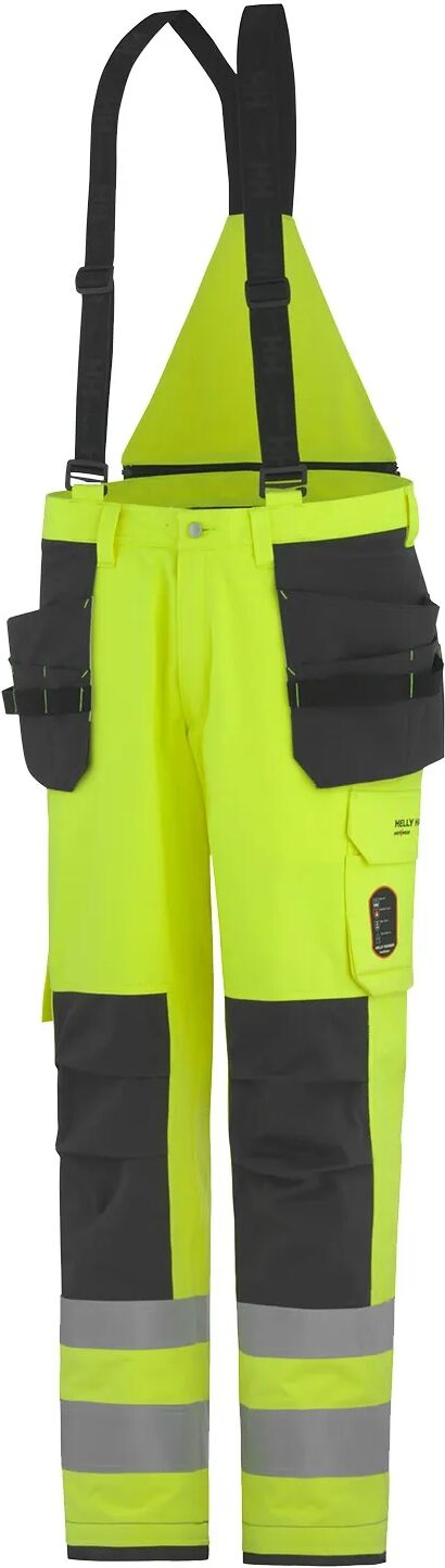 HH Workwear Helly Hansen Work Aberdeen Flame Retardant Hi Vis Class 2 Insulated Construction Pant   Hh Workwear Fi C48 Yellow  Male