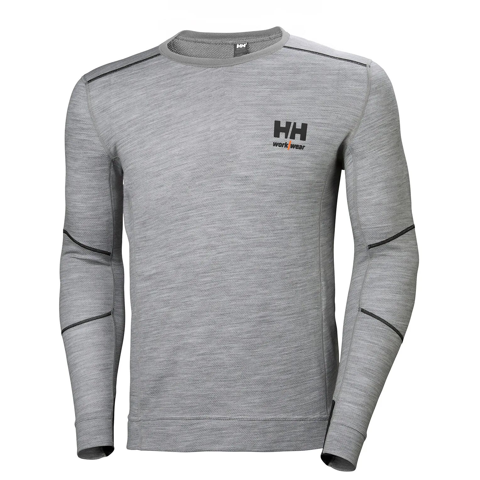 HH Workwear Helly Hansen Work Hh Lifa Merino Crewneck   Workwear Fi XS Grey  Male