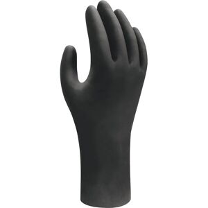 Boîte de 100 gants jetables nitriles EBT noir TS/7 - SHOWA - 6112PFS