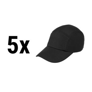 GGM GASTRO - (5 pièces) KARLOWSKY Casquette George - Noir