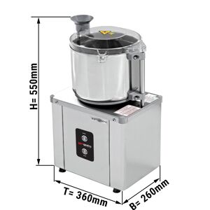 GGM GASTRO - Coupe légumes - 8 litres - 370 Watt - 230 Volt - 1400 rpm