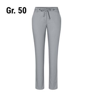 GGM GASTRO - KARLOWSKY Pantalon chino femme stretch moderne - Gris Acier - Taille : 50