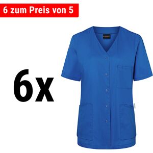 GGM GASTRO - (6 pièces) KARLOWSKY Casaque femme manches courtes Essential - Bleu roi - Taille : 34