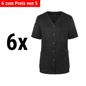 GGM GASTRO - (6 pièces) KARLOWSKY Casaque femme manches courtes Essential - Noir - Taille : 34