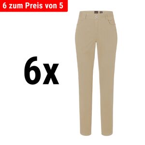 GGM GASTRO - (6 pièces) KARLOWSKY Pantalon femme 5 poches - Gris galet - Taille : 54