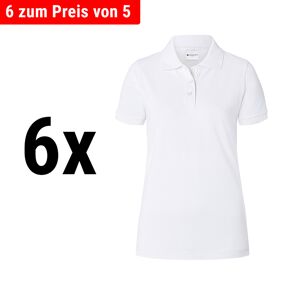 GGM GASTRO - (6 pièces) KARLOWSKY Polo Workwear Femme Basic - Blanc - Taille : 2XL