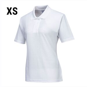 GGM GASTRO - Polo femme - Blanc - Taille : XS