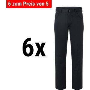 GGM GASTRO - (6 pièces) KARLOWSKY Pantalon homme Manolo - Noir - Taille : 42