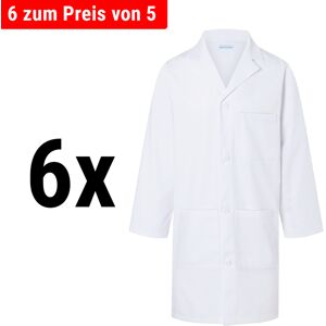 GGM GASTRO - (6 pièces) KARLOWSKY Manteau homme Basic - Blanc - Taille : S