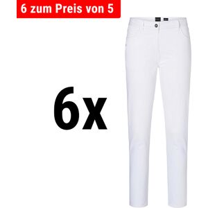 GGM GASTRO - (6 pièces) KARLOWSKY Pantalon 5 poches homme - Blanc - Taille : 54