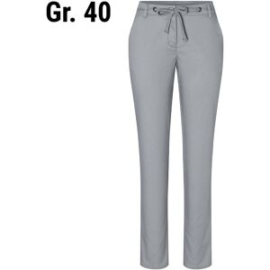 GGM Gastro - (6 pieces) KARLOWSKY Pantalon chino femme stretch moderne - Gris Acier - Taille : 40 Gris